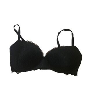 Savage‎ X Fenty Black Lace Underwire Bra 38DDD